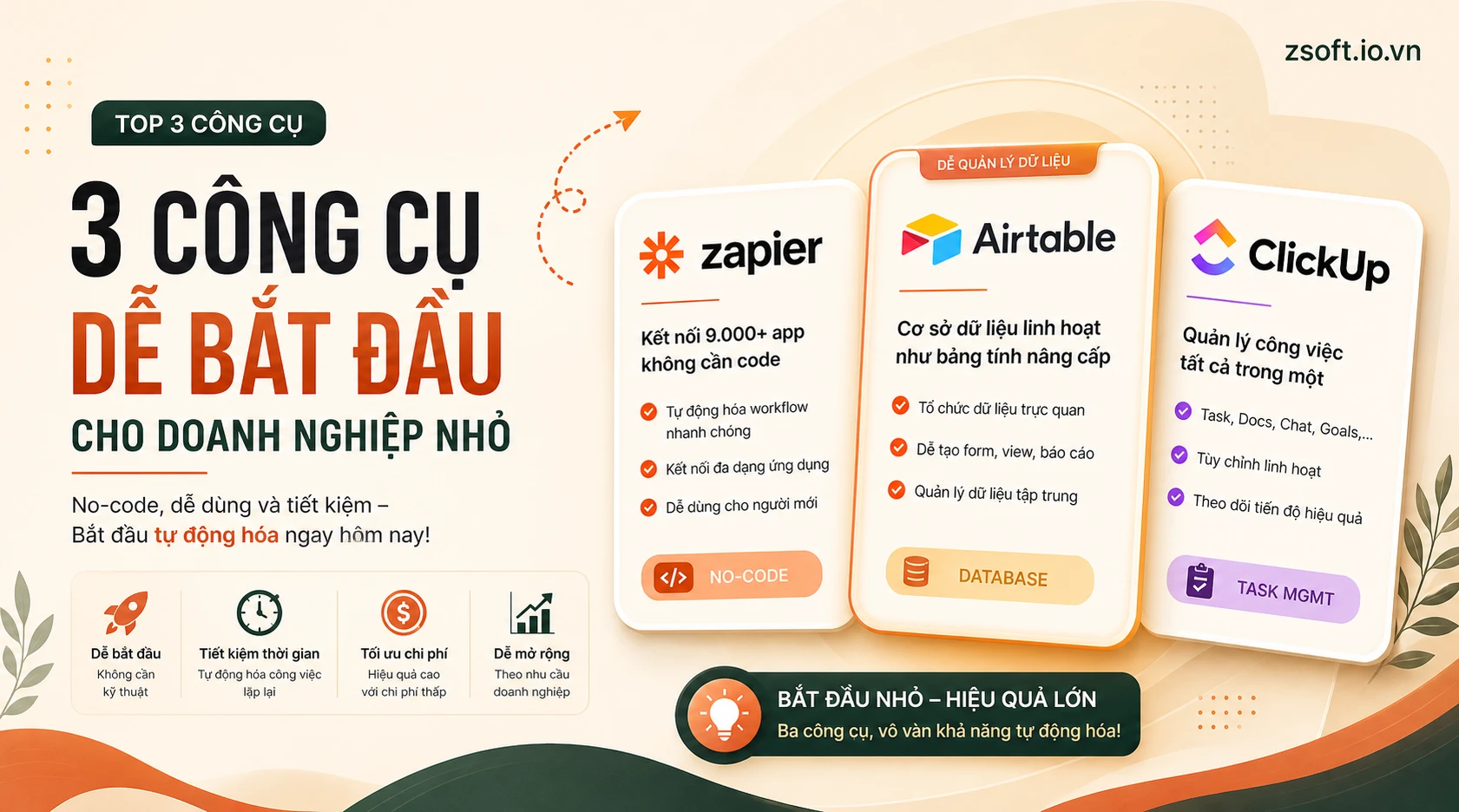 zapier-airtable-clickup-doanh-nghiep-nho